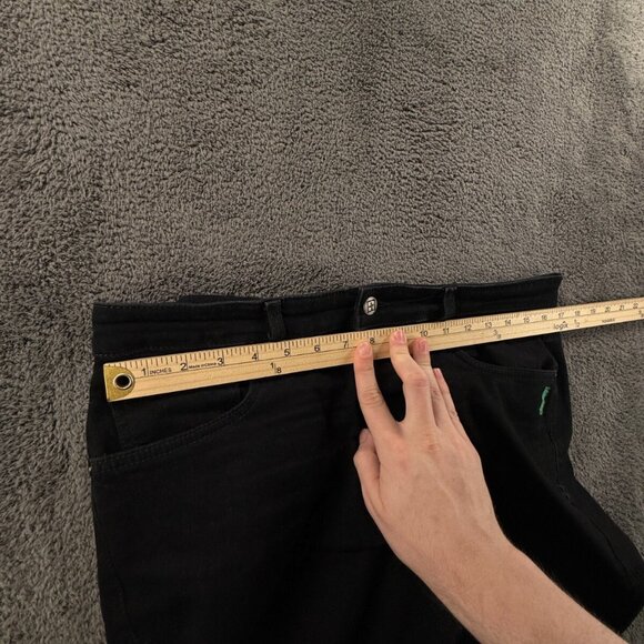 Ksubi Black Stretch Tapered Denim Jeans Button Fly Designer Size 34x32 Adult - Picture 12 of 16